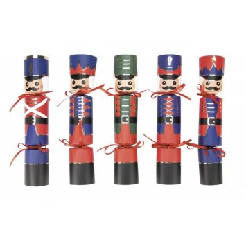 boite de 5 crackers casse noisette pour noel | jourdefete.com