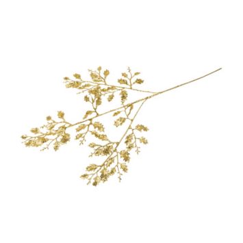 branche de houx avec paillettes or 78-cm | jourdefete.com