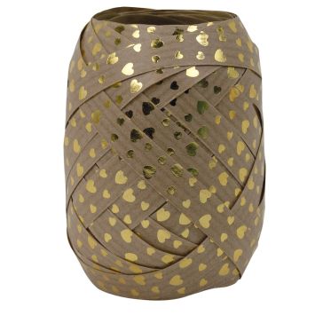Œuf Kraft décoré de cœurs dorés pour une touche romantique | jourdefete.com