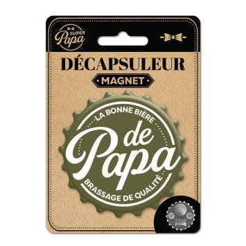 Décapsuleur magnétique " La bonne Bière de Papa "