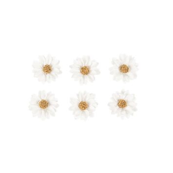 Marguerites adhésives en papier pour décoration DIY | jourdefete.com