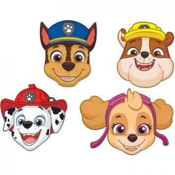 masque-carton-carnaval-pat-patrouille | jourdefete.com