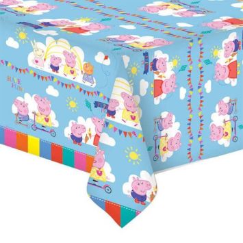 Nappe en plastique - Peppa Pig - 138 x 183 cm | jourdefete.com