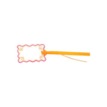 Étiquettes papier décoratives avec ruban citron orange framboise | jourdefete.com