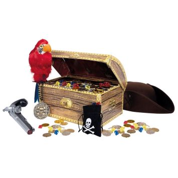 Coffre au trésor de pirate à construire | jourdefete.com