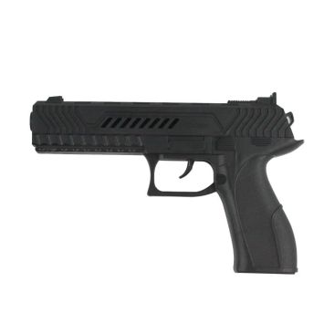 Pistolet automatique noir pour costume de policier | jourdefete.com