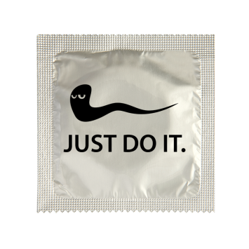 Préservatif Humoristique "Just Do It"