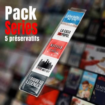Pack de 5 préservatifs Séries TV