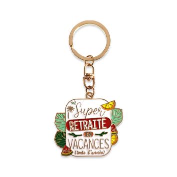 Porte-clés super retraité | jourdefete.com