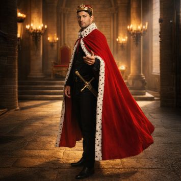 Cape royale pour adulte - Taille unique
