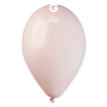 Ballons standard rose poudré 30 cm pour décorations chic | jourdefete.com