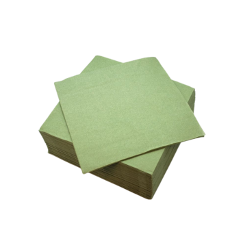 Craquez pour ce lot de serviettes de couleur vert olive / sauge, à mettre lors de votre événement | jourdefete.com