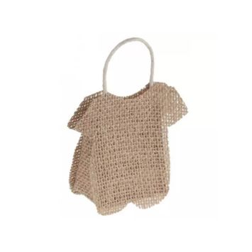 Lot de 4 pochettes en jute - Salopette | jourdefete.com