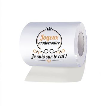 Papier Toilette Joyeux Anniversaire avec message humoristique | jourdefete.com