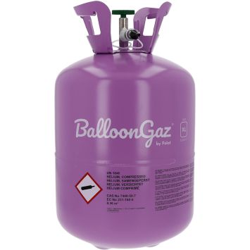 Bouteille d'hélium jetable grand format XL pour le gonflage de 50 ballons de fête | jourdefete.com
