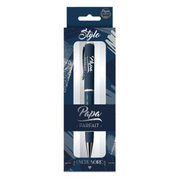 Stylo élégant Papa Parfait avec gravure raffinée | jourdefete.com