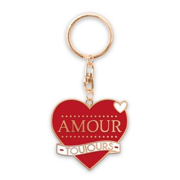 porte clé amour toujours | jourdefete.com