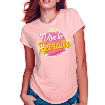 T-shirt à dédicacer Retraite - Modèle au Choix