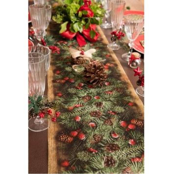 Chemin de Table - Guirlande de Houx - 5 m