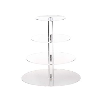 Présentoir à cocktail de forme ronde en plexiglas | jourdefete.com