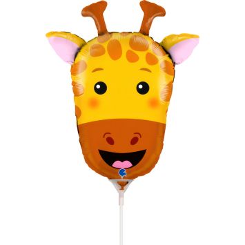 Ballon tête de girafe pour fête et anniversaire thème safari | jourdefete.com