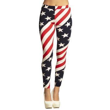 Legging Femme USA aux couleurs du drapeau américain | jourdefete.com