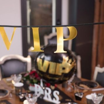 Banderole Or 2m50 - Collection VIP