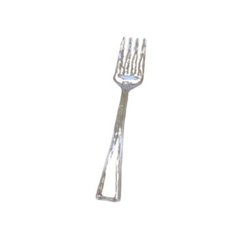 25 fourchettes transparentes 10 cm pour verrines et apéritifs | jourdefete.com