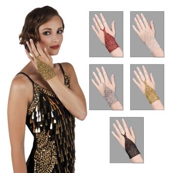 Gants fantaisie Charleston - Couleur au choix