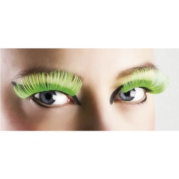 Faux cils longs - Vert