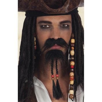 Moustache et bouc de Pirate