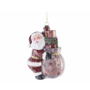 Père Noël en Plastique à Suspendre