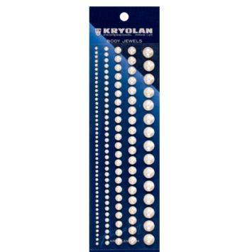Bijoux de Peau Kryolan - Perles Blanches
