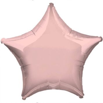 Ballon Hélium Etoile Rose Pastel