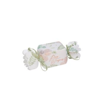 10 contenants papillotes collection botanique rose gold | jourdefete.com