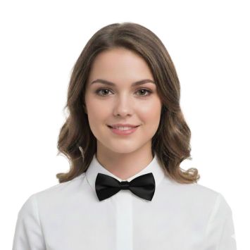 Nœud papillon noir élégant | jourdefete.com