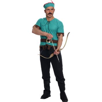 Costume Robin des Bois pour homme avec chapeau vert | jourdefete.com