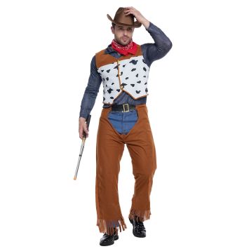 Costume de Cowboy John Denim pour homme | jourdefete.com