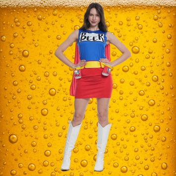 Déguisement de Beerwoman pour femme - Taille au choix