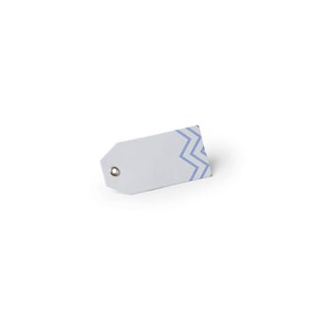Lot de 12 étiquettes chevron - 6 x 3 cm - Lavande | jourdefete.com