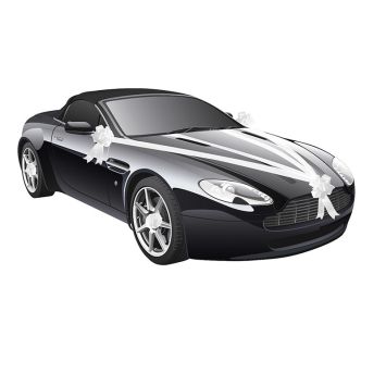 Kit de Décoration de Voiture - Blanc