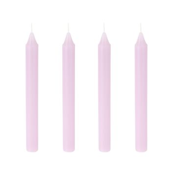 4 bougies flambeau - 2 x 20 cm - Couleur au choix