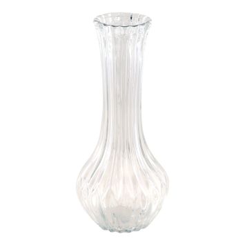 Vase en verre - Victoria - 10 x 22,5 cm - Couleur au choix