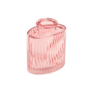 Vase en verre - Hélios - 7 x 4,5 x 8 cm - Couleur au choix