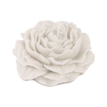 Bougie en forme de camélia - 10,3 x 4,2 cm - Couleur au choix