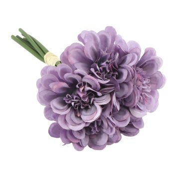 Bouquet de 6 camélias - 11 x 23 cm - Couleur au choix