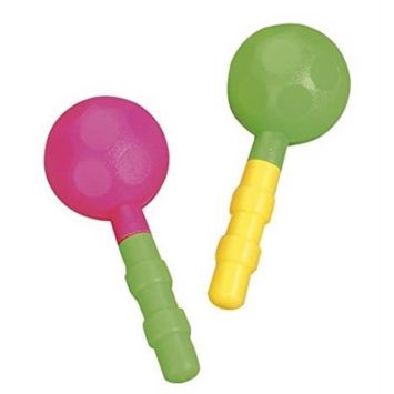 Sachet de 2 Maracas en plastique - Coloris Assortis