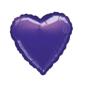Ballon Hélium Cœur Violet