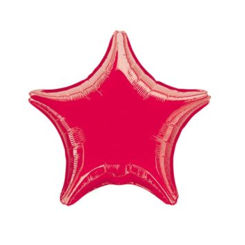 Ballon Hélium Etoile Rouge