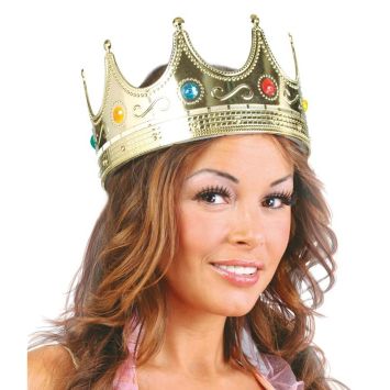 Couronne de Reine Dorée Adulte